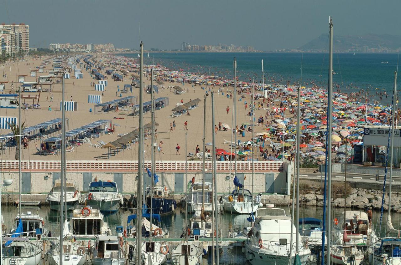 Aigua Blava Primera Linea - Alquiler Solo Familias Playa de Gandia المظهر الخارجي الصورة
